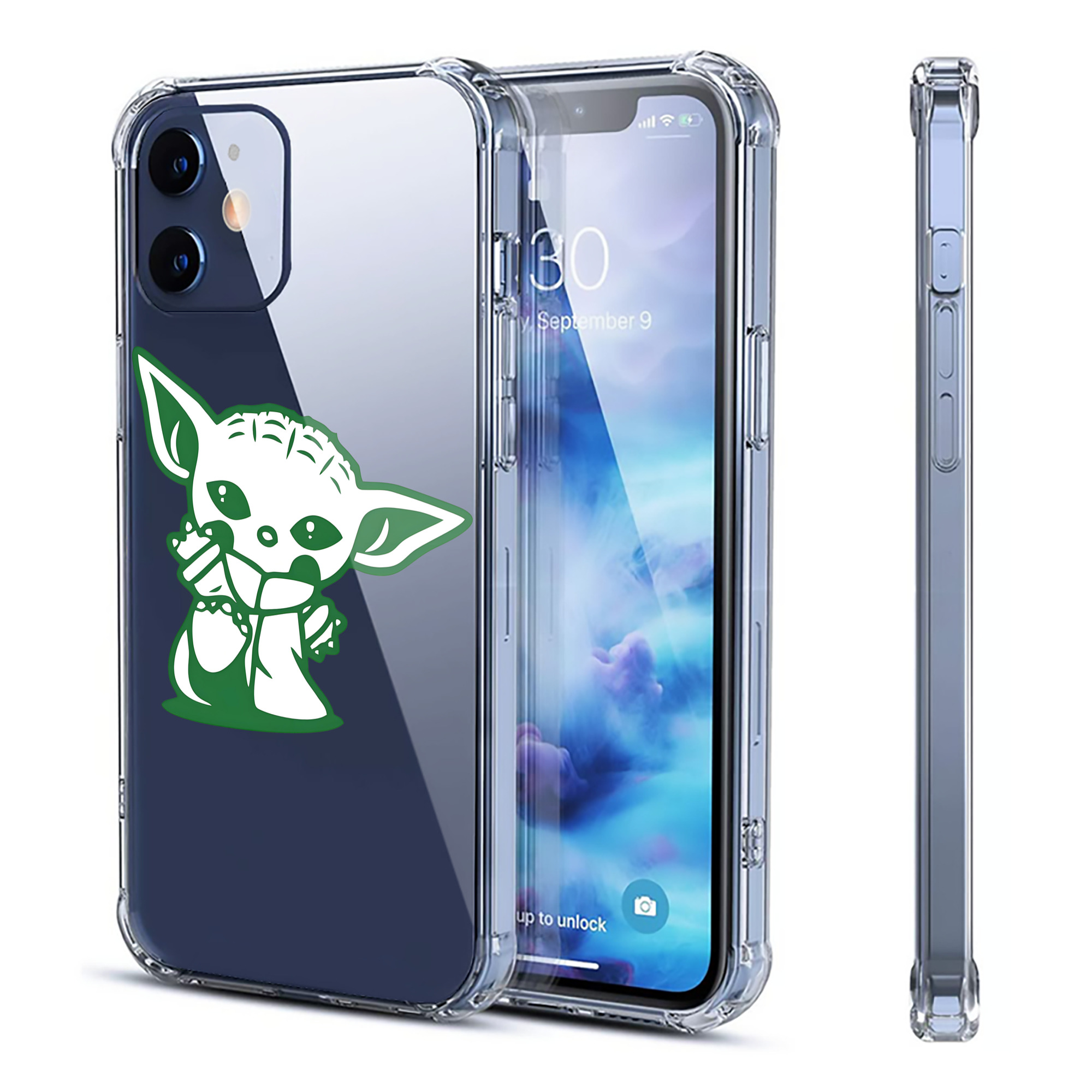 （画像用） スター・ウォーズ Star Wars 【iPhone 12シリーズ対応】透明スマホケース（クリアソフトケース）
